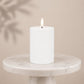 FIA Wick White Pillar Candle (Set / 2)