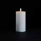 FIA Wick White Pillar Candle (Set of 2)