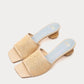 Frances Valentine - Women's Raffia Mesh Slide Sandal