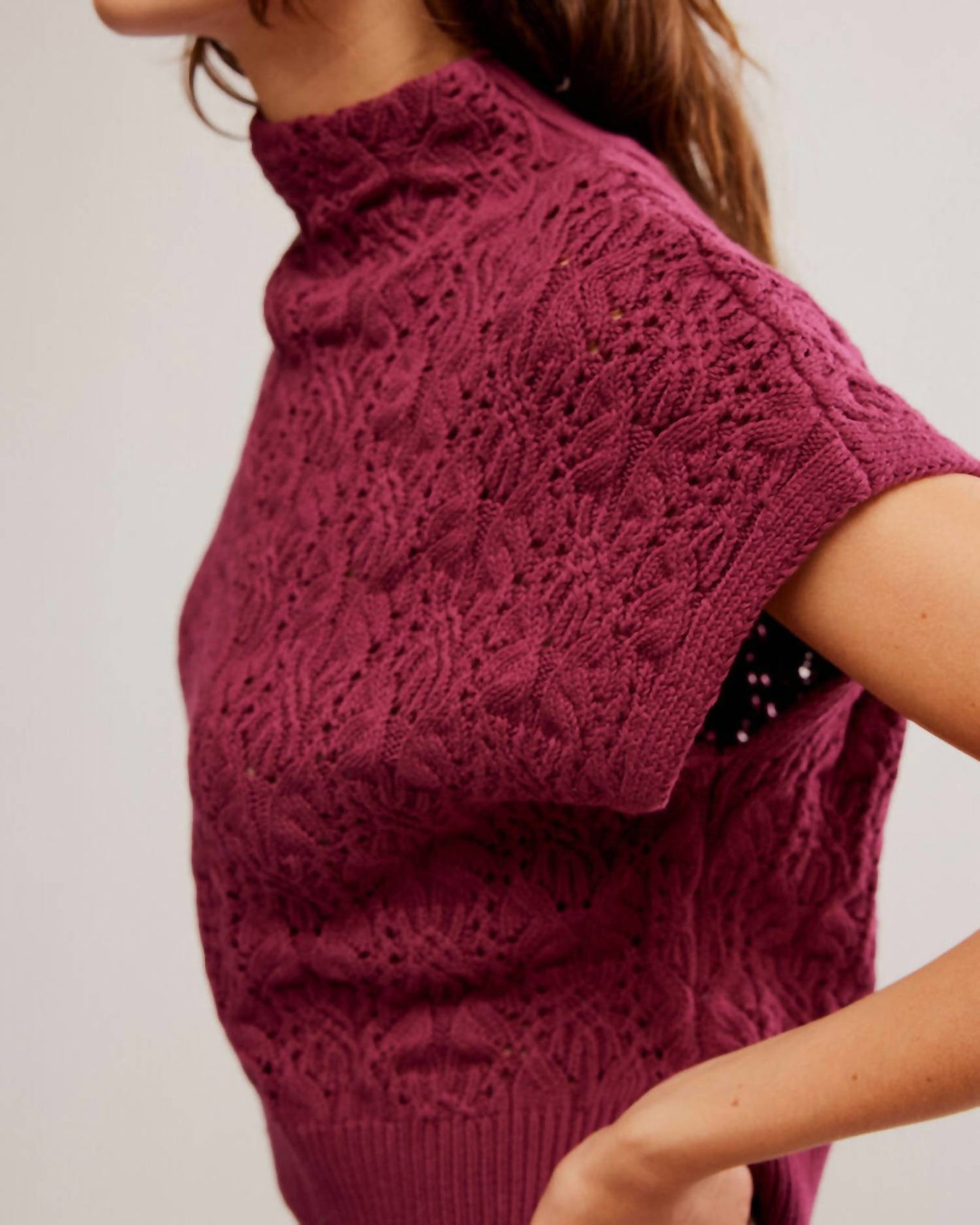 Free People - Vickie Mock Neck Sweater