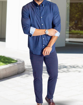 Buki - Kensington Long Sleeve Button-down Tech Shirt