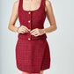 2.7 August Apparel - Holiday Chateau Tweed Tank Top