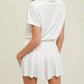 Wishlist - Short Sleeve Collared Athletic Romper