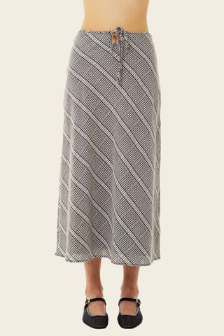 Find Me Now - Aurora Plaid Midi Skirt
