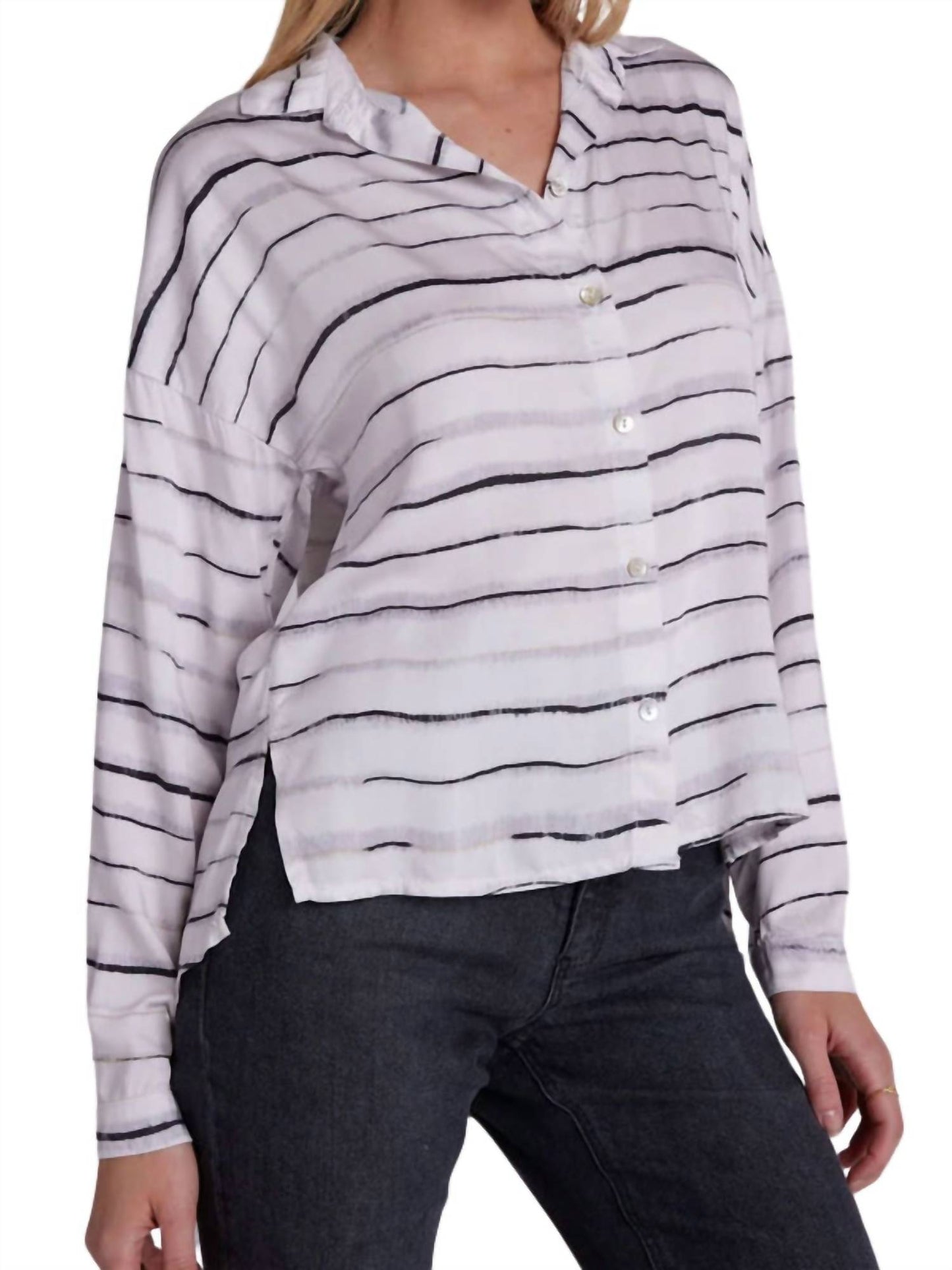 Bella Dahl - Long Sleeve High Low Hem Shirt