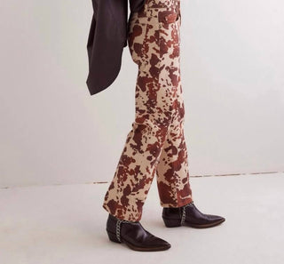 Free People - Risk Taker Printed Jeans