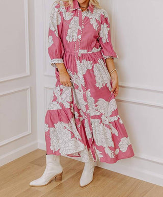 Entro - Floral Midi Dress