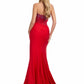 Ashleylauren - Stones Encrusted Strapless Gown