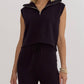 Entro - Knit Half Zip Top