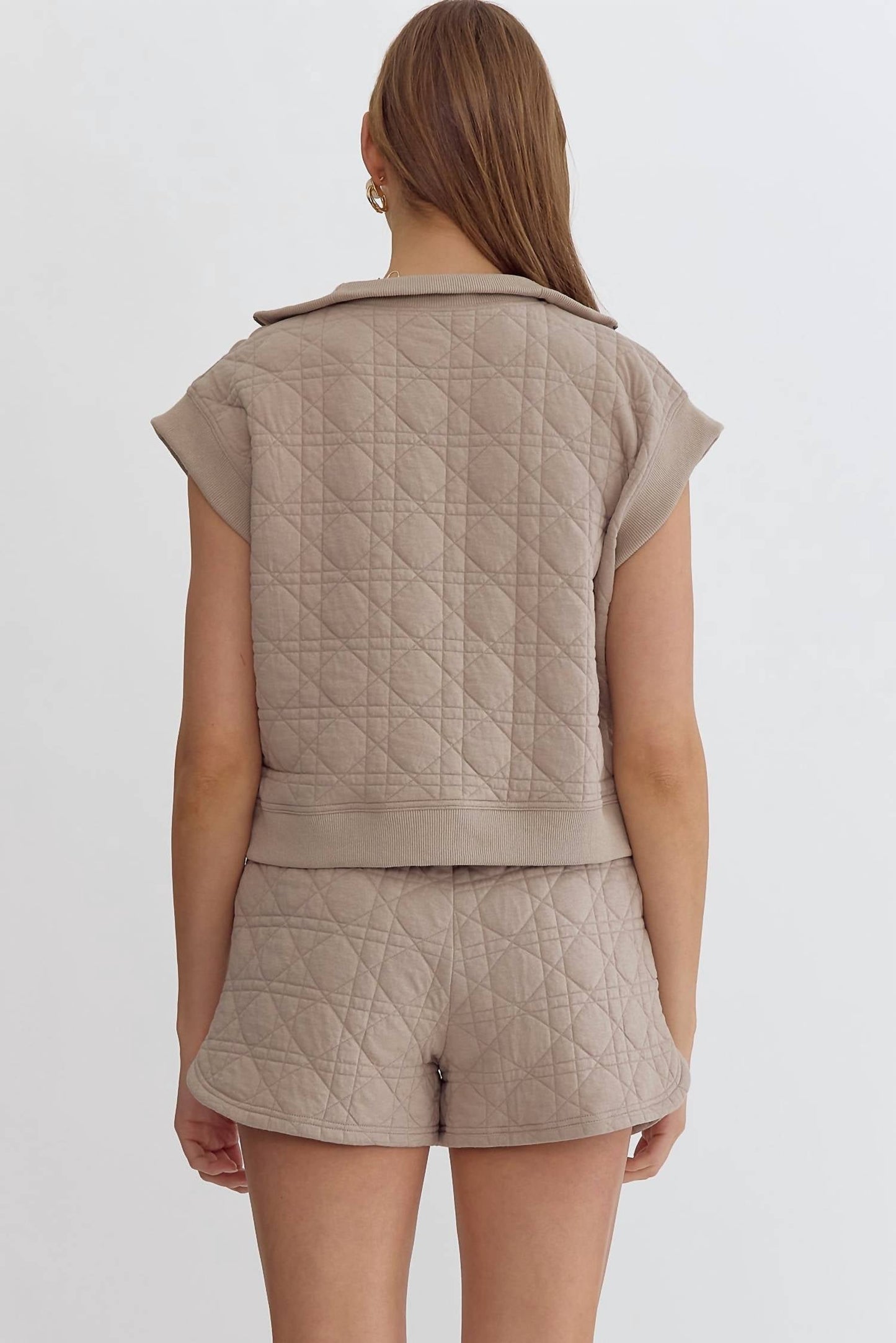 Entro - Quilted Sleeveless Top