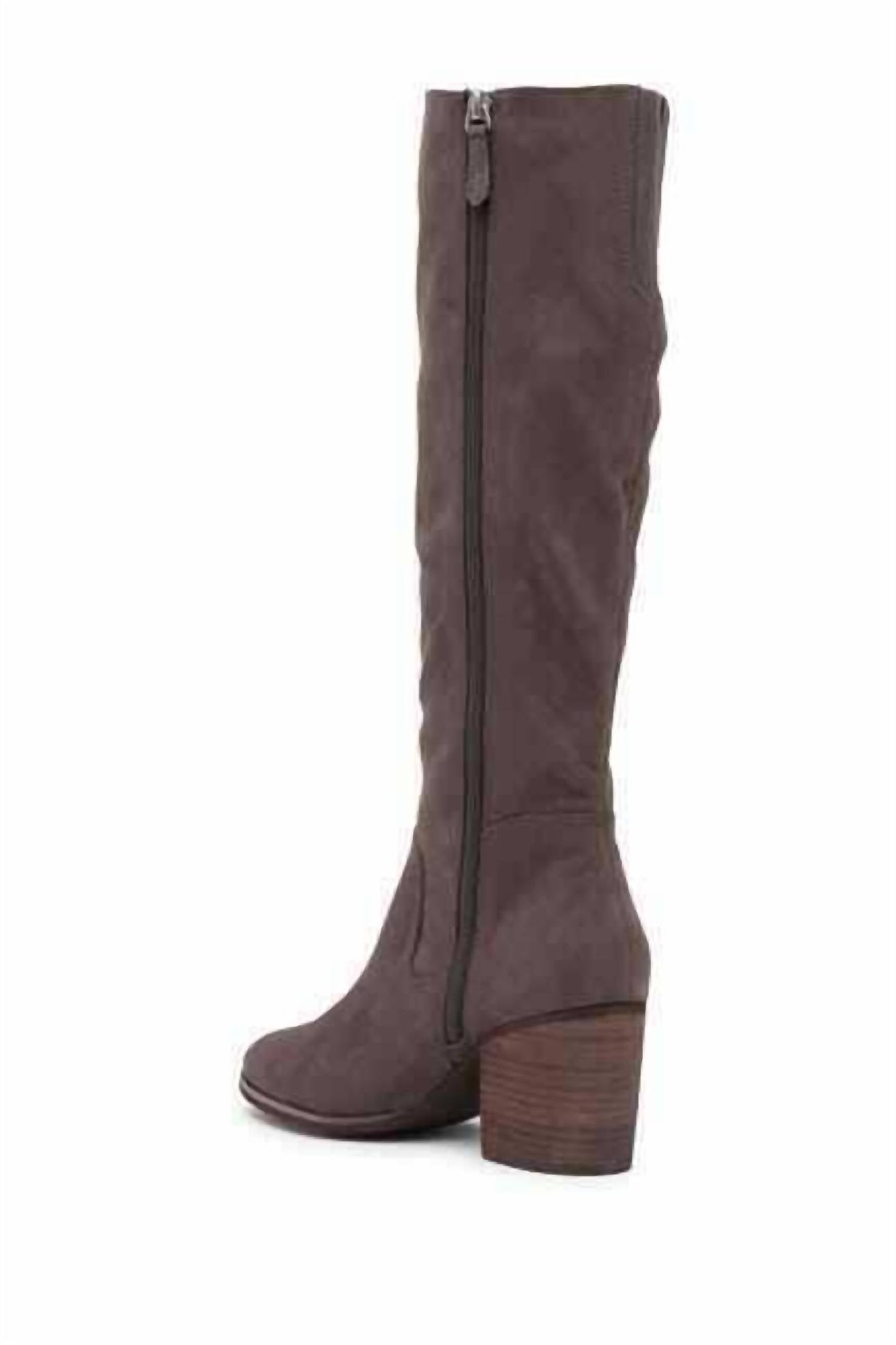 Abound - Women's Faux Suede Textile Upper Heeled Tall Boots