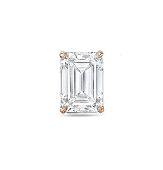 Diana M Jewels - 2.00 Cts Emerald Cut Lab Diamond Stud Earrings