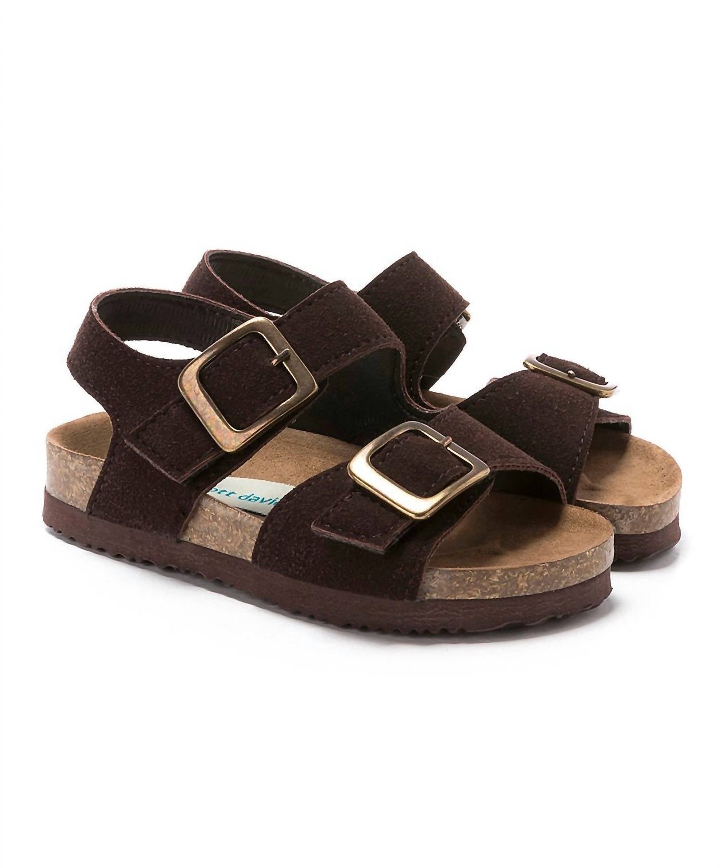 Scott David - Boy's Lil Jack Suede Buckle Sandals