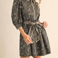 &Merci - Puff Sleeve Floral Mini Dress