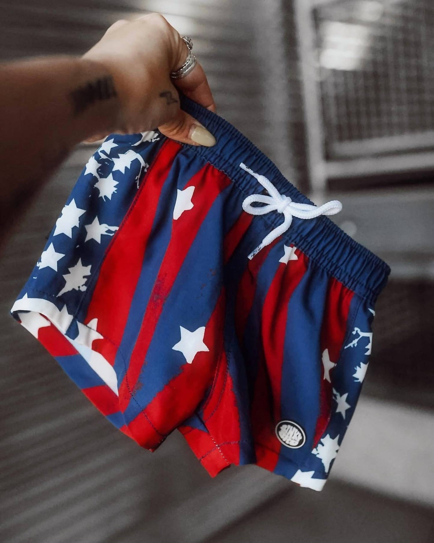 Binkybro - Boy's Star Spangled Swim Trunks