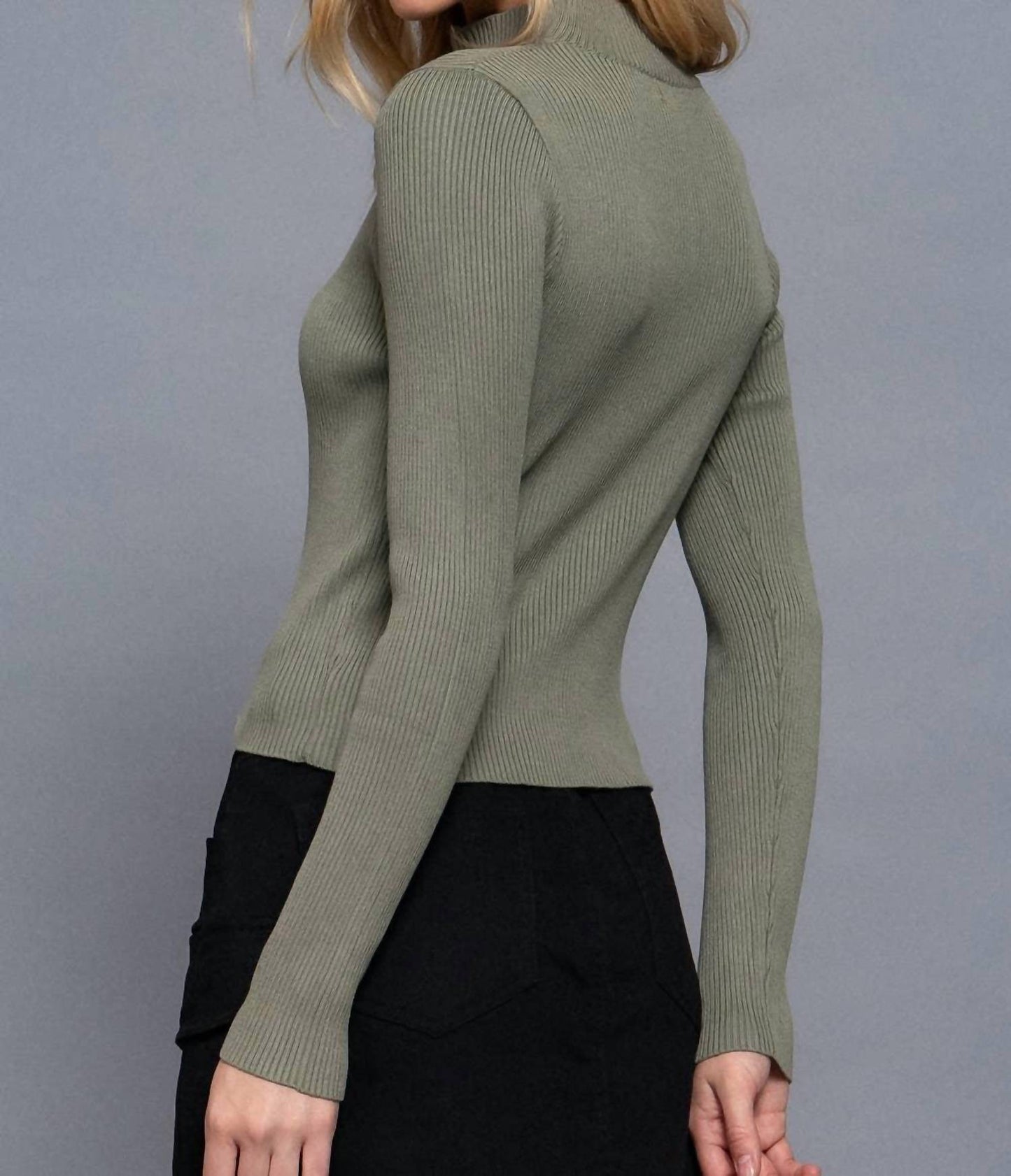 Active Basic - Women's Fitted Ribbed Double Zip Cropped Top