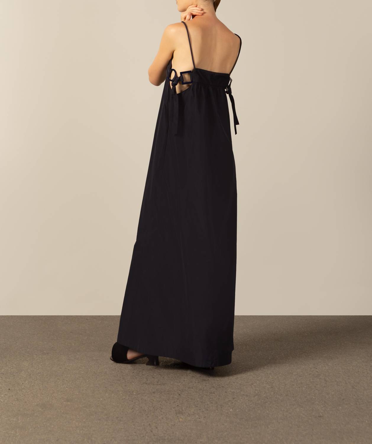 Adriana Degreas - Women's Geometric Spaghetti Straps Long Dress