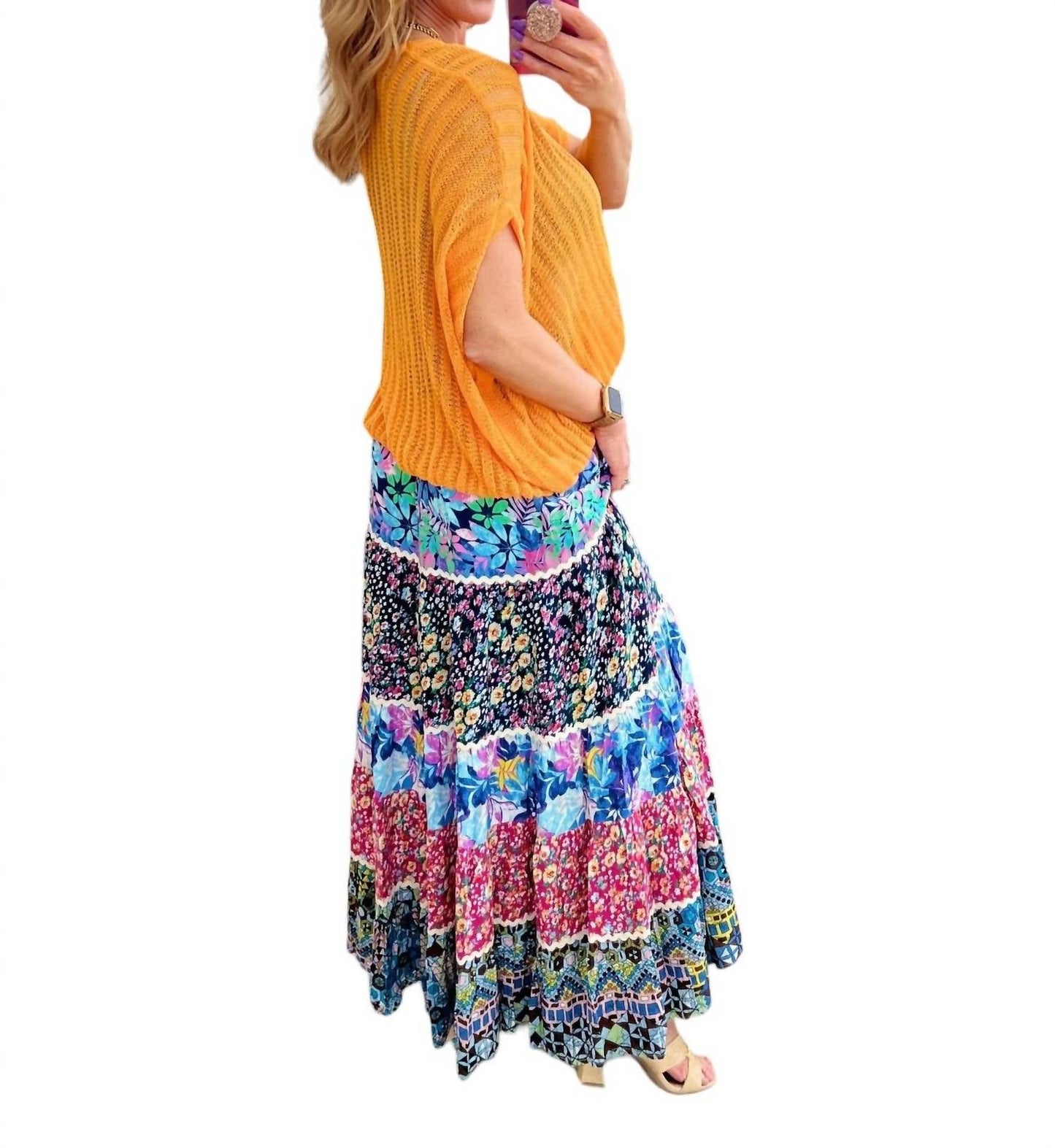 White Birch - Everlasting Friend Tiered Skirt
