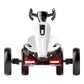 Electric Kids Pedal Go Kart With Adjustable Seat, Foldable Design