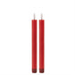 FIA Wick Red Taper Candle (Set of 2)