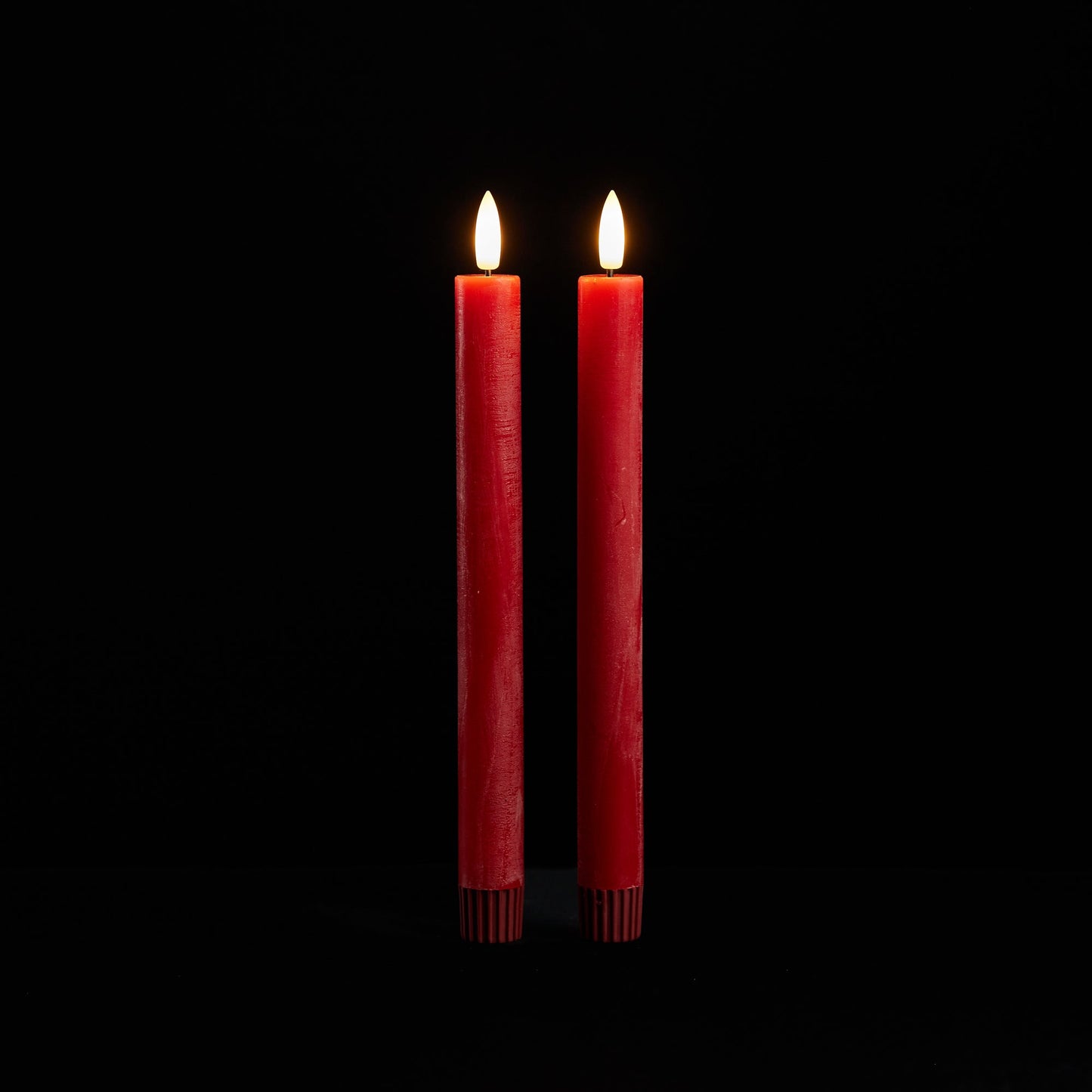 FIA Wick Red Taper Candle (Set of 2)