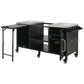 K&K 72.4' Large Grill Table for Big Green Egg