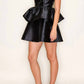 B.Right - Tiered Ruffle Taffeta Mini Bubbly Dress
