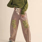 &Merci - Contrast Knit Scalloped Edge Sweater