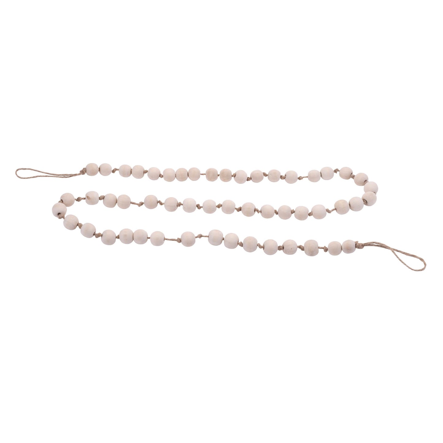 Wood Beaded String Garland (Set of 2)