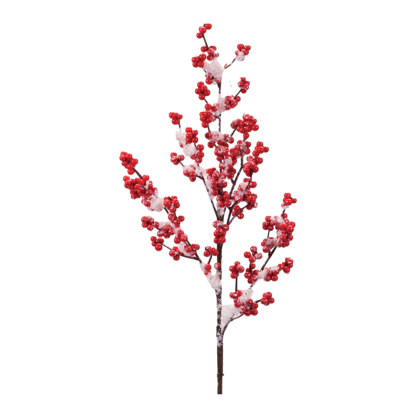 Snowy Winter Berry Branch (Set of 4)