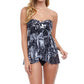 Profile By Gottex - Bandeau Strapless Flyaway One Piece Swimsuit