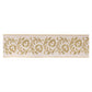 Ornate Embroidered Leaves Wired Ribbon 4" x 5 Yds.