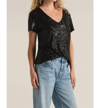 Z Supply - Marbella V-neck Sequin Top