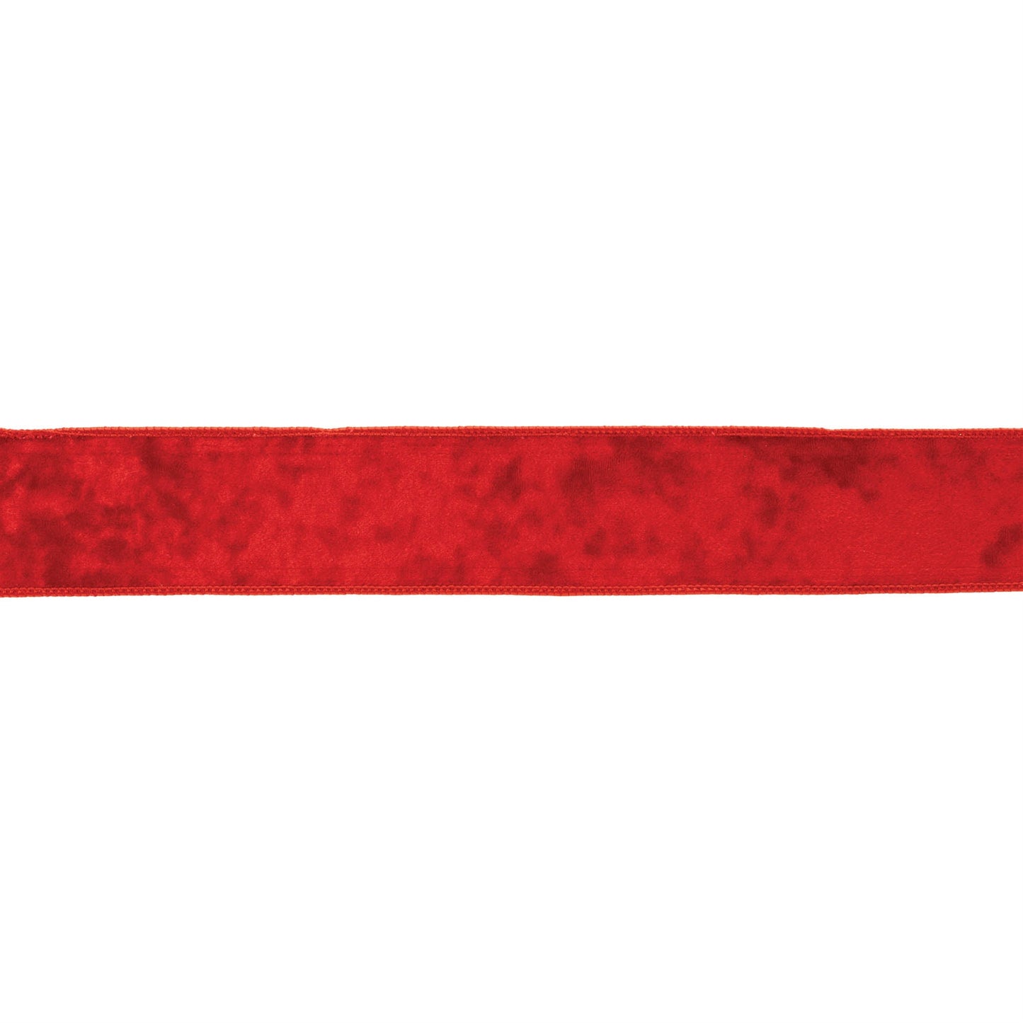 Red wired ribbon 2.5" x 10 yds.
