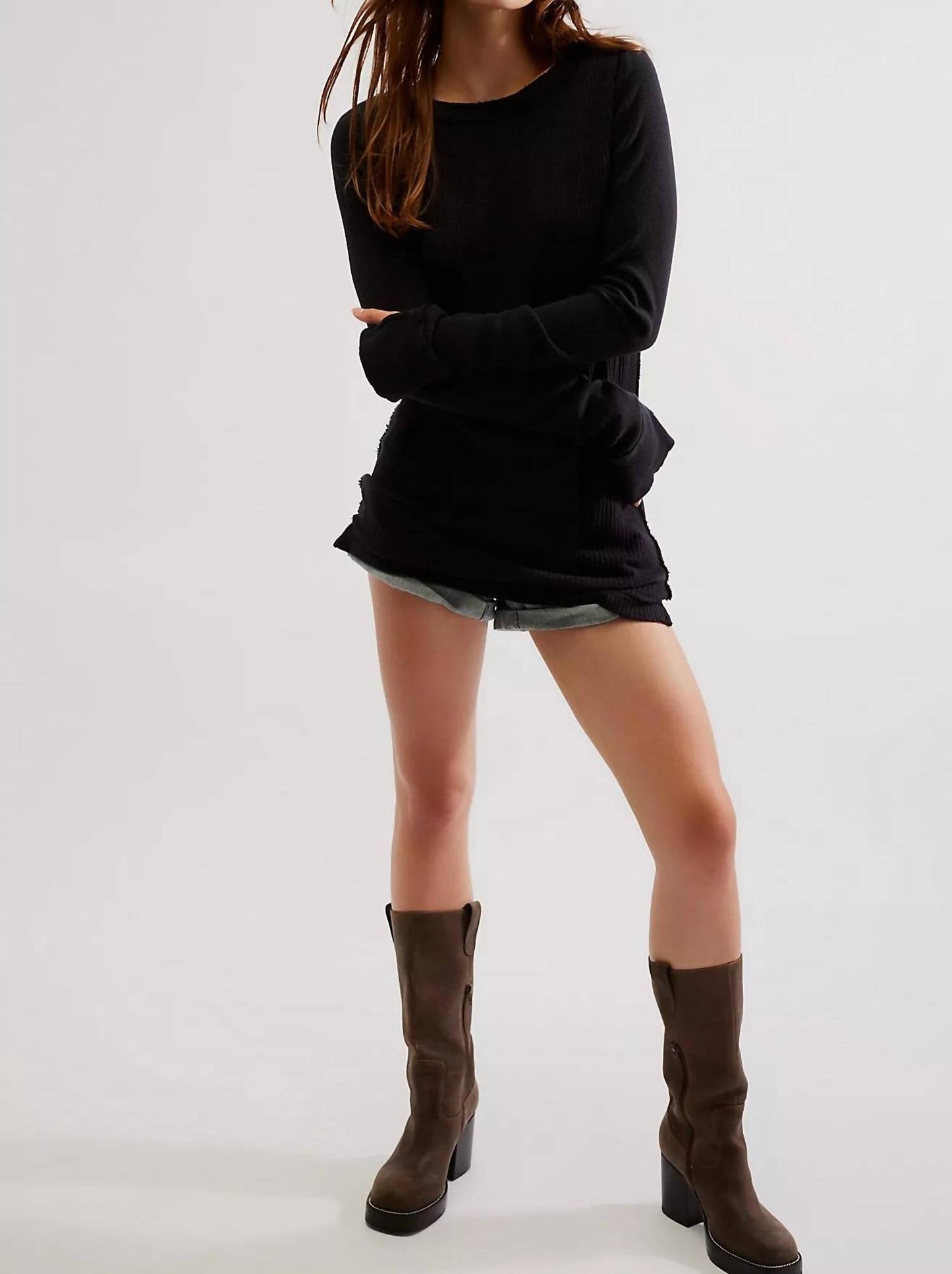 Free People - Honey B Crew Neck Top