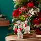 Glittered Snowman Figurine (Set of 2)