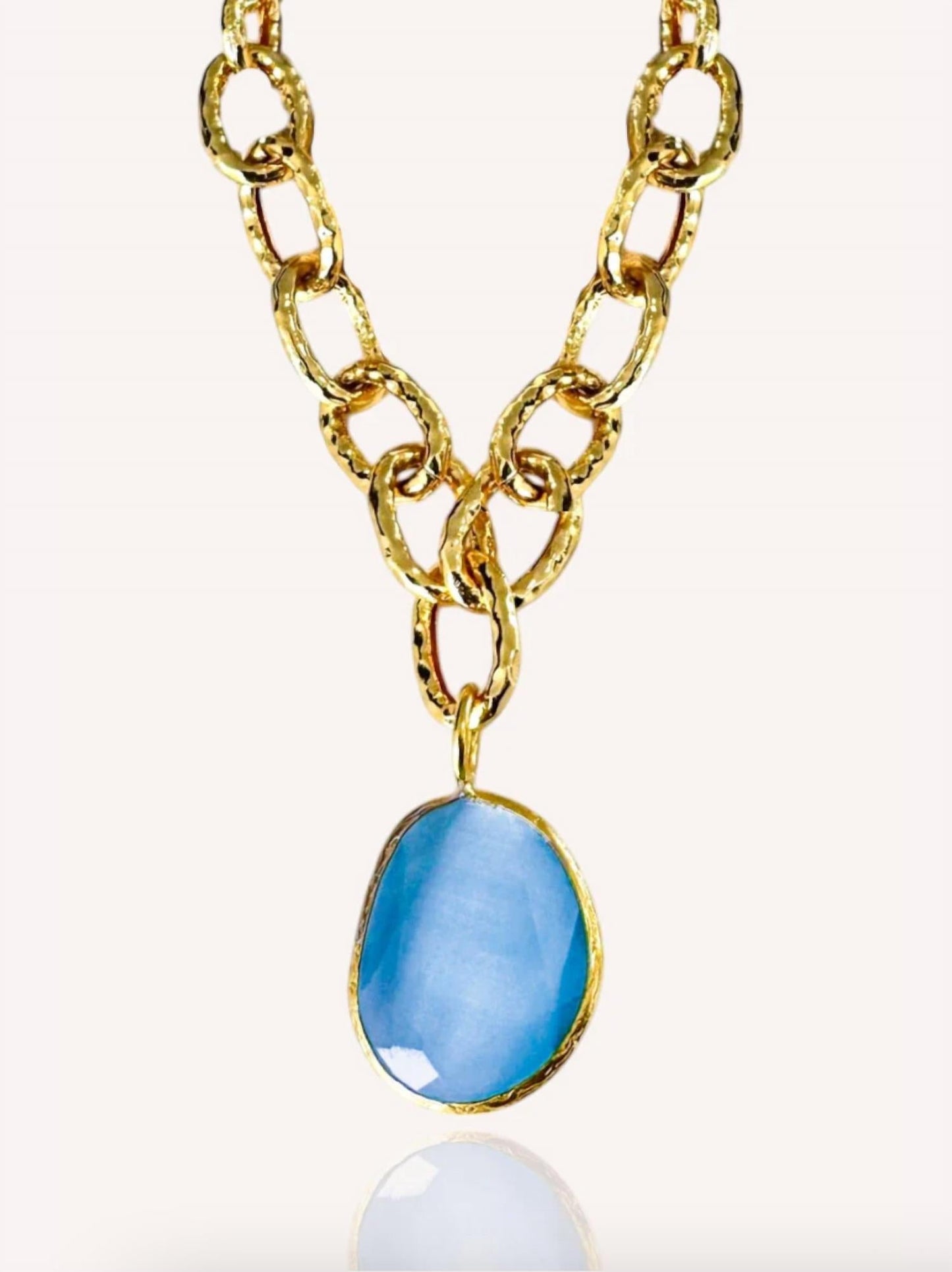 Debbie Katz - Women's Aria Cat Eye Stone Necklace