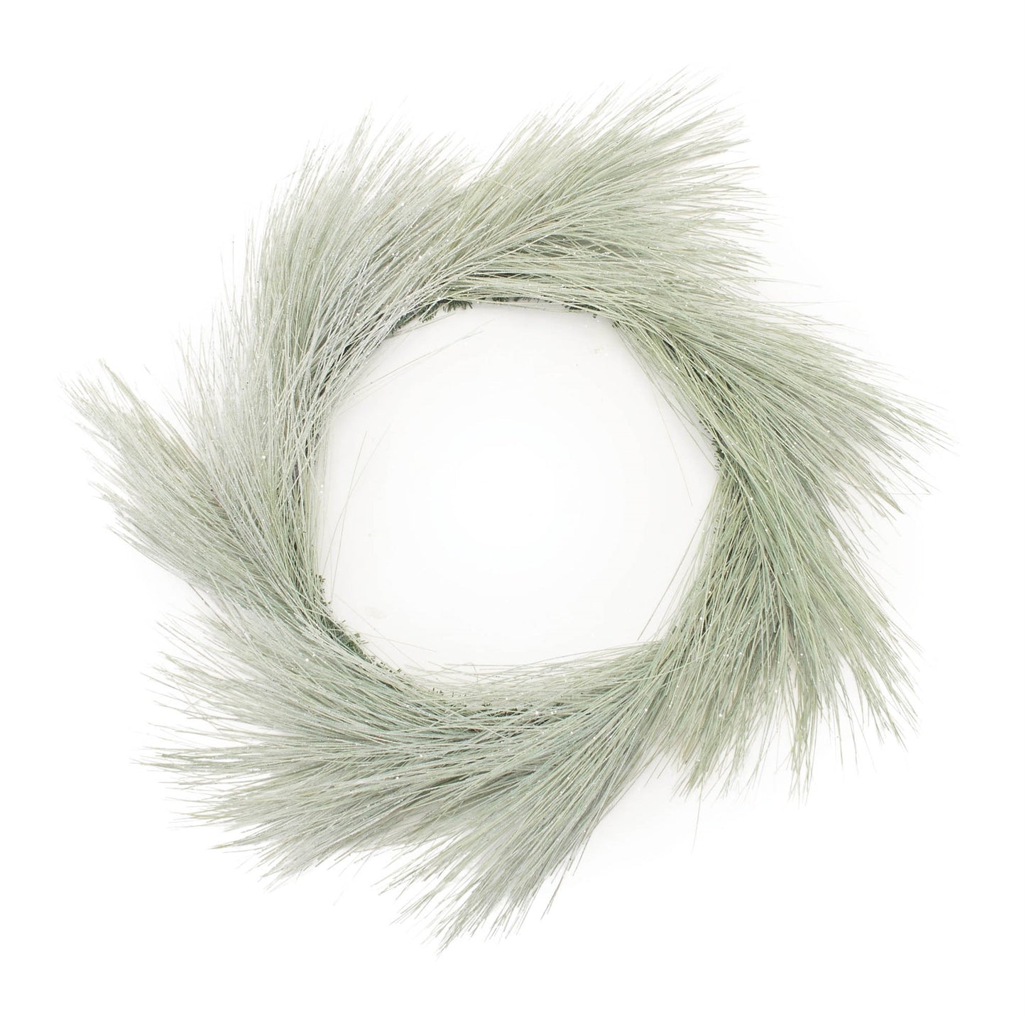 Frosted Long Needle Pine Wreath 24"D