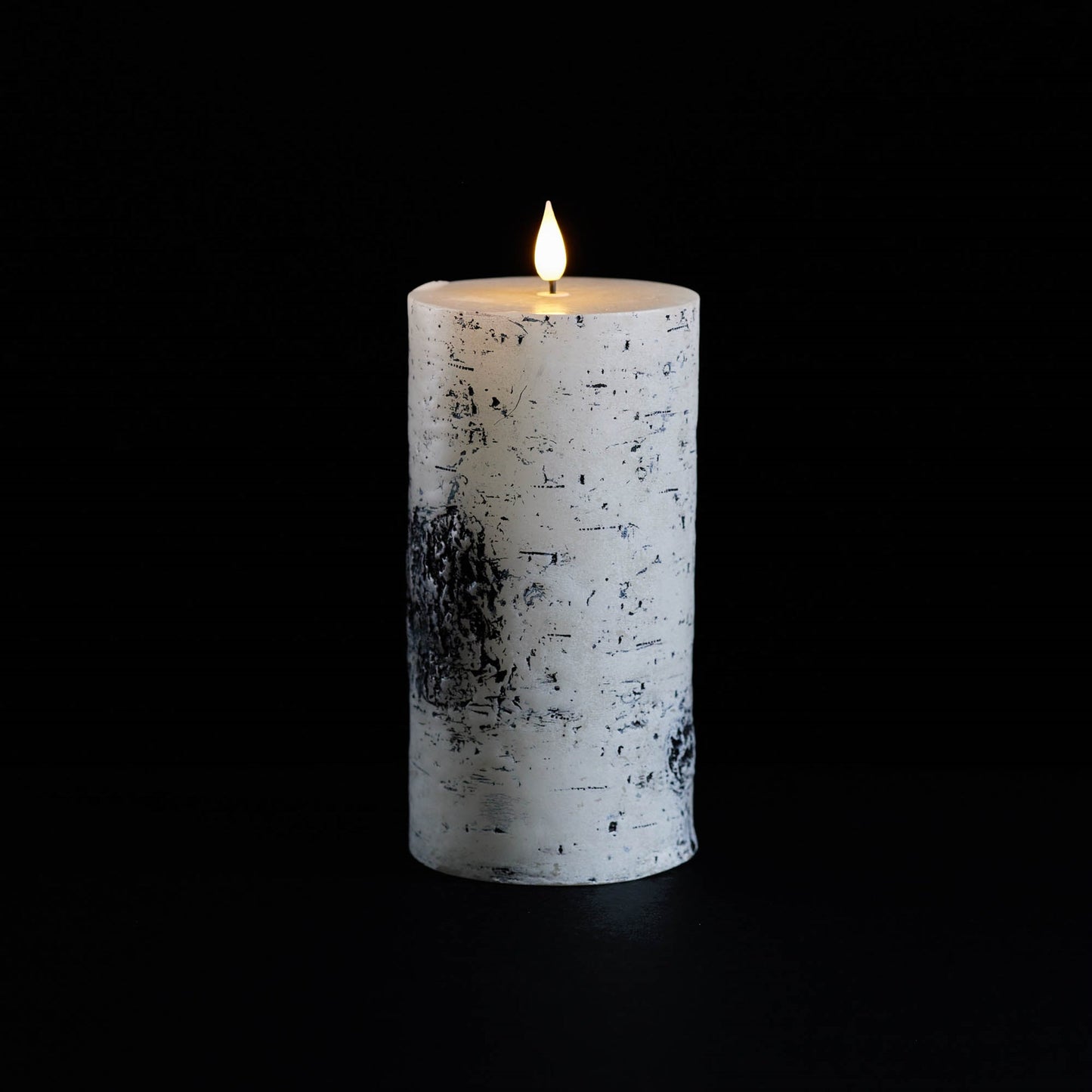 FIA Wick Birch Design Pillar Candle (Set of 2)