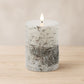 FIA Wick Birch Design Pillar Candle (Set of 2)