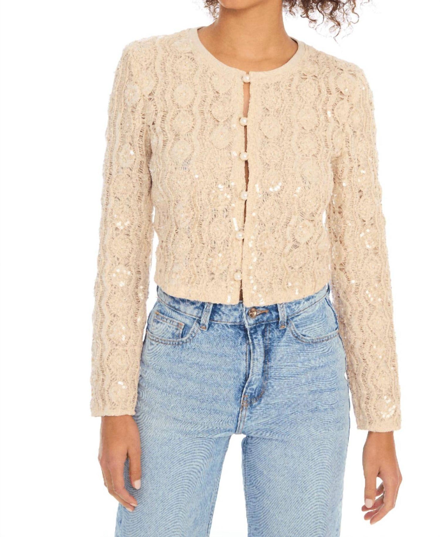 Allison New York - Beaded Mariana Cardigan