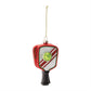 Glass Pickleball Racket Ornament (Set of 6)