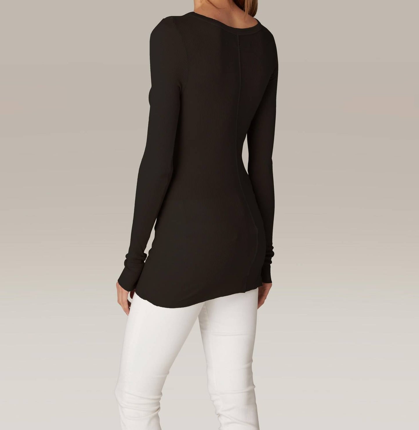 Enza Costa - SILK RIB L/S TUNIC