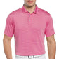PGA TOUR Men's Feeder Stripe Golf Polo - Bossy Pink