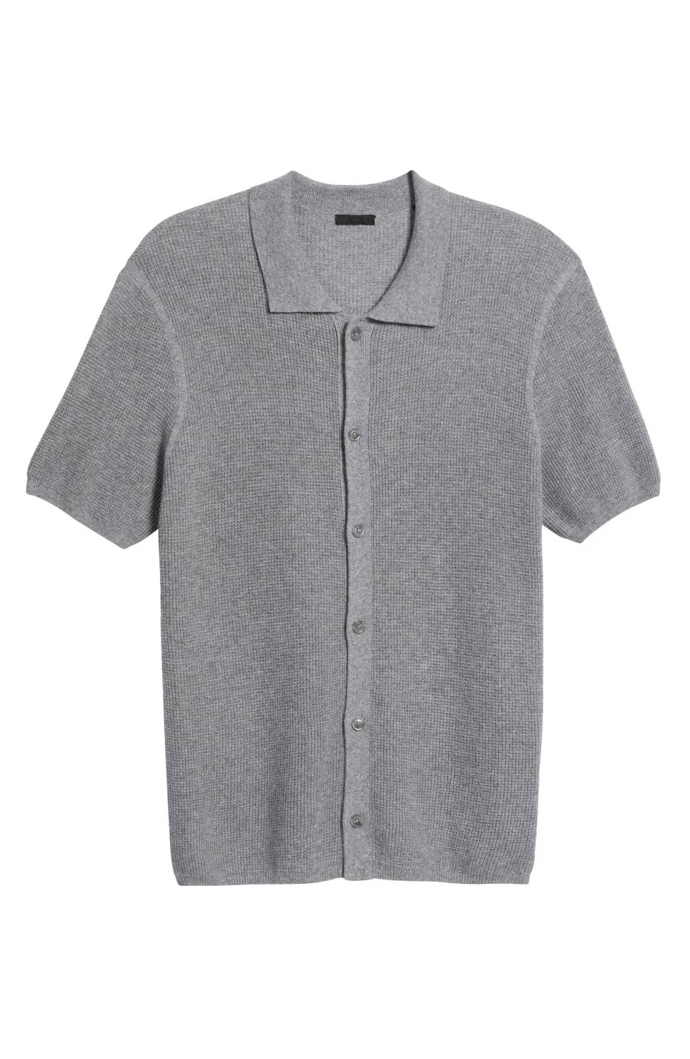 Atm - Merino Cotton Cashmere Blend Waffle Shirt