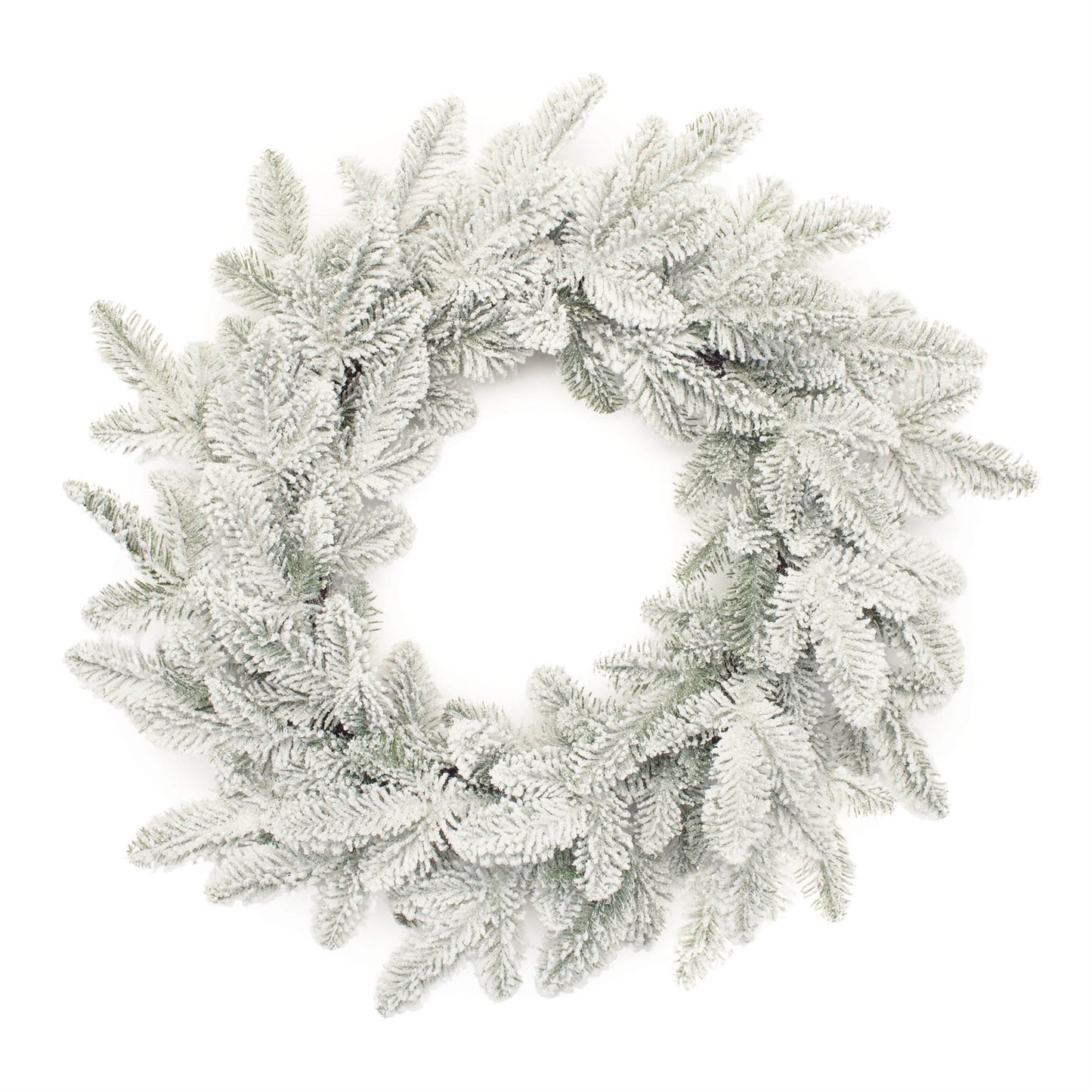 Snowy  Pine Wreath 24"D