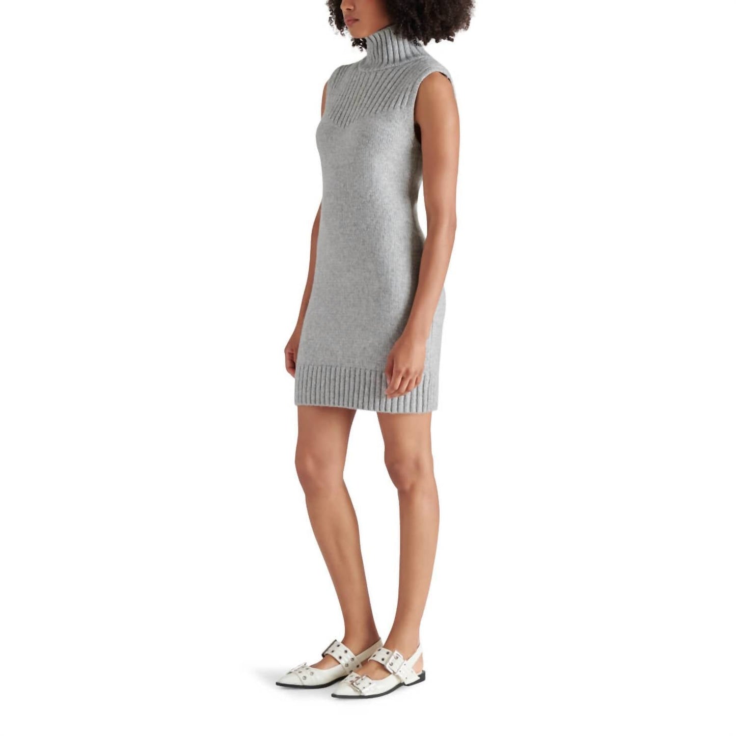 Steve Madden - Karissa Turtleneck Sleeveless Sweater Mini Dress
