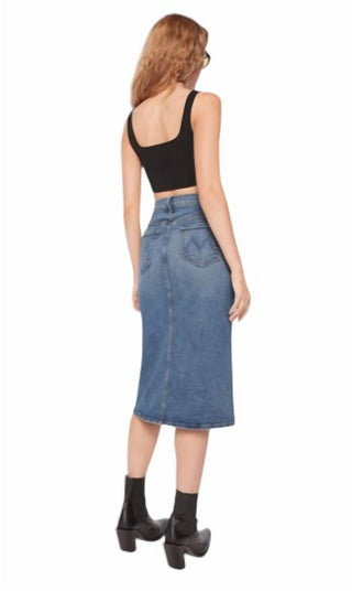 Mother - Swooner Straight A Midi Skirt