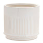 Ribbed Ceramic Planter (Set of 2)