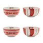 Ceramic Santa Candy Bowl (Set of 4)